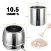 Whizmax Commercial Grade Soup Kettle, Commercial Grade 10.5QT Soup Kettle Warmer Steel Insert Pot for Famil yand Restaurant, Silvery - 2 of 4