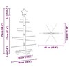 vidaXL Wooden Christmas Tree with Stand Brown 29.5" bamboo - 4 of 4