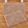 Collections Etc Microfiber Chenille Skid-Resistant Absorbent 2-Piece Bath Rug Set - image 2 of 3