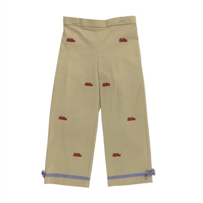 Girl ' Ole Miss Collegiate Hand Embroidered Pants - Vive La Fete