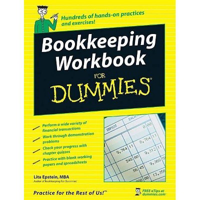 Bookkeeping Workbook for Dummies - (For Dummies) by  Lita Epstein (Paperback)