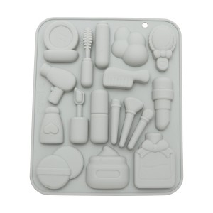 Unique Bargains Chocolate Mould 17-Cavity Cosmetic Tool Candy Mould Hand Wash 7.48"x6.3"x0.59" 1 Pc - 1 of 4