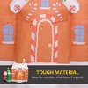 ChicFurnit Inflatable Holiday Decorations 7FT Christmas Gingerbread House Inflatable Decoration for Holiday Yard, Multicolored, 89"*39.4"*82.7" - 4 of 4