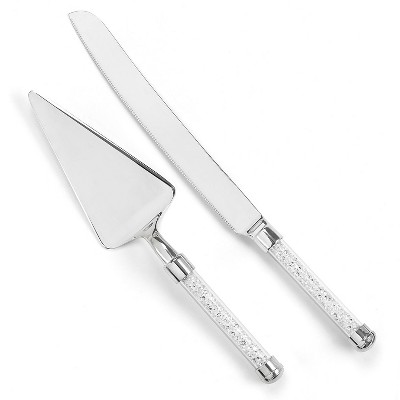 HBH Glittering Beads Serving Set With Glass Beads HandleS (10054ST)
