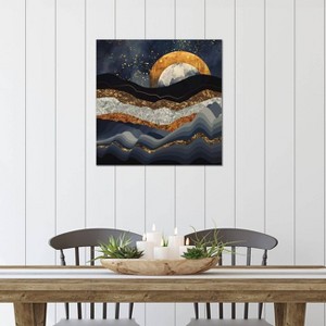 iCanvas Metallic Mountains by SpaceFrog Designs Canvas Print Wall Art - 1 of 3