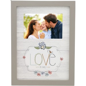 Pavilion Gift Company - Love - 9" x 12" MDF Frame (Holds 6" x 4" Photo) - Single Image Frames - 1 of 4