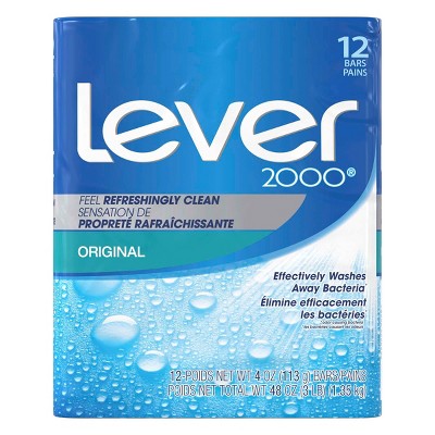 Lever 2000 Original Scent Bar Soap - 12pk - 4oz each
