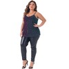 Agnes Orinda Women's Plus Size Sequin Sparkle Glitter Sleeveless Gradient Party Camisole Tank Top - 3 of 4