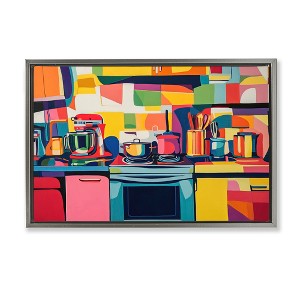 Stupell Industries Whimsical Hued Kitchen, 25" x 17" - 1 of 4