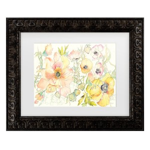 Trademark Fine Art - Kristy Rice Pastel Garden II Matted Framed Art - 1 of 4