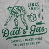 Mens Dads Gas T Shirt Funny Father Farts Smelly Stinky Joke Tee For Guys - Crazy Dog Men's T Shirt - 2 of 4