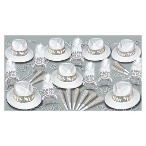 Beistle New Year LA Swing Silver Asst for 50 Silver - 1 of 2