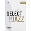 D'Addario Woodwinds Select Jazz, Soprano Saxophone - Filed,Box of 10 3H - 2 of 4