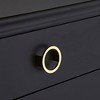 Crestview Collection Oslo 32"W Black 3-Drawer Accent Chest - image 4 of 4