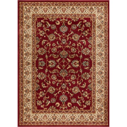 Green and Red Fine Peshawar Oriental Area Rug 3'4X5'1