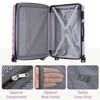 Kumasinova 20/24/28"Hardshell Luggage Set,Durable ABS+PC Travel Suitcases with Spinner Wheels&Lock,Airline-Approved Lightweight Luggage - 2 of 4