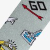 Odd Sox, Monopoly Split, Funny Novelty Socks, Large - 4 of 4