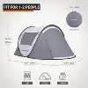 Acoinel Camping Instant Pop Up Tent, 2/3 Person, Water Resistant Dome, Easy Setup for Camping Hiking and Outdoor - 4 of 4