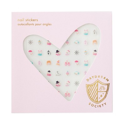 Daydream Society - Blizzard Buddies Nail Stickers - Pack of 1 Sheet of 100 Nail Stickers