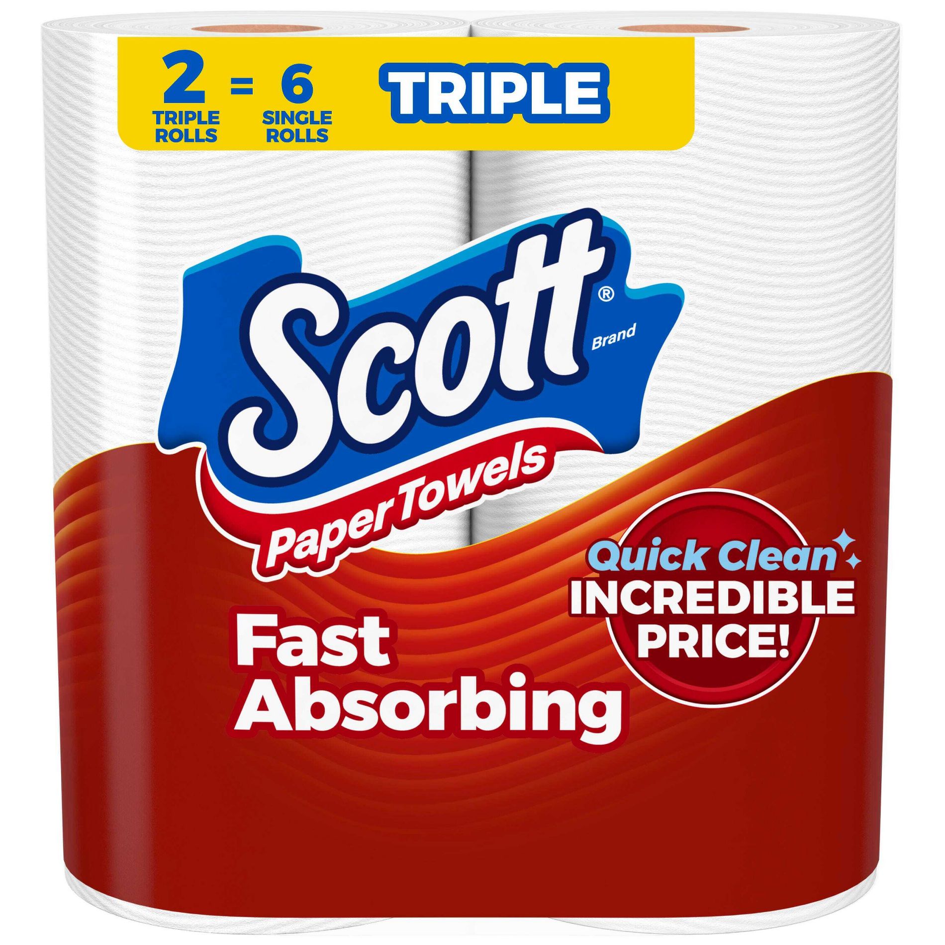 Scott Paper Towel - 2 Triple Roll
