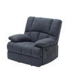 MAYEERTY Dark Gray Oversized Rocking Recliner Chair - For Adults & Living Room - 4 of 4