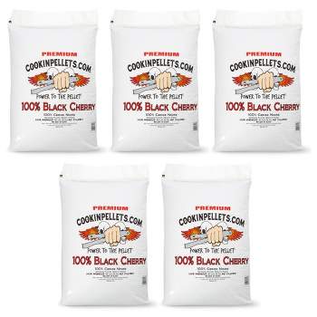 CookinPellets 40lb Black Cherry Grill Smoker Hardwood Wood Pellets (5 Pack)