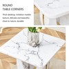 NicBex Modern Square Textured-Pattern Coffee Table with O-Shaped Base,Minimalist Center Table for Living Room,Living Room Furniture - 4 of 4