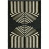 Modern Geometric Rug Soft Washable Non-Slip Low Pile Carpet Indoor for Living Room Dining Room Bedroom - 3 of 4