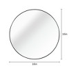 DOMETOUR Black/Gold Metal Round Bathroom Mirror - 4 of 4