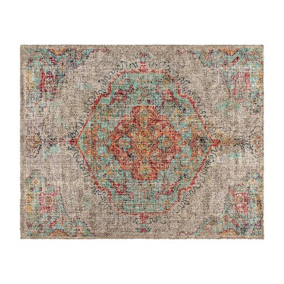 Flash Furniture Distressed Medallion Area Rug