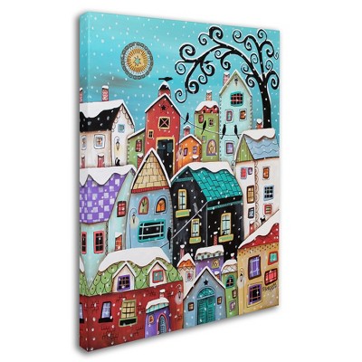Trademark Fine Art -Karla Gerard 'Winter City' Canvas Art
