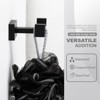 WOWOW Wall Mount Knob Double Robe/Towel Hook - 3 of 4