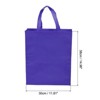 Unique Bargains Reusable Vertical Style Non-Woven Grocery Gift Tote Bag for Travel Storage 10 Pcs - image 2 of 4