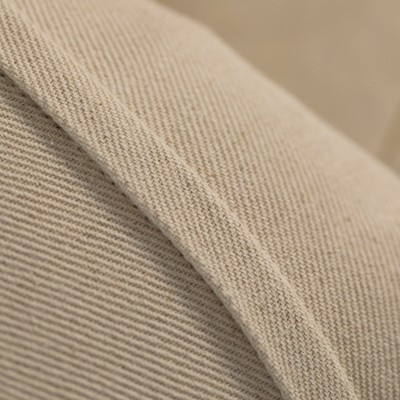 16" Beige and Yellow Handwoven Cotton Throw Pillow Cover with Fringed Design