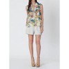 Women's Floral V Neck Button Front Blouse - Dex Clothing - 3 of 3