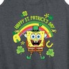 Women's - SpongeBob Squarepants - Spongebob Happy St Patricks Day Graphic Racerback Tank - 2 of 4