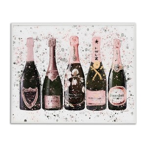 Stupell Industries Chic Pink Rose Bottles, 20" x 16" - 1 of 4
