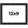 PosterPalooza | 12x9 Thin Barnwood Picture Frame, UV Acrylic, 2 Finishes - Grey and Black - 2 of 4