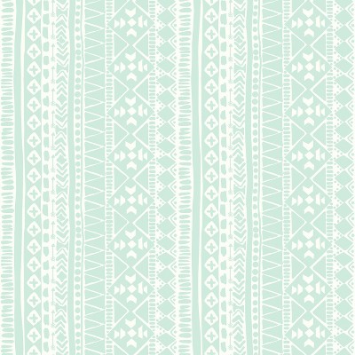 RoomMates Geometric Peel & Stick Wallpaper Teal