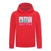 Everyday Kids Christmas Collection Holly Jolly Girls Pullover Hoodie – Pink Holiday Sweatshirt - 4 of 4