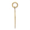 Black Bow Jewelry 14k Yellow Gold Polished & Textured Smiley Face Pendant, 20mm (3/4 in) - 2 of 4