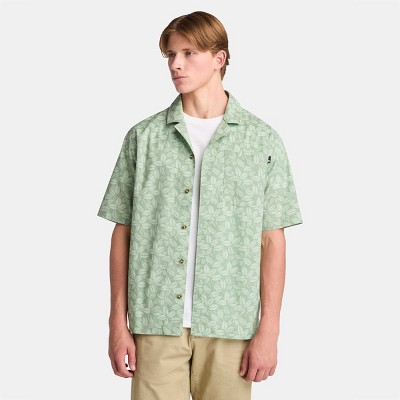 Timberland Men's Printed Resort Short-Sleeve Shirt