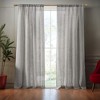 Kyler Linen Blend Light Filtering Curtain Panel Pair - 2 of 4