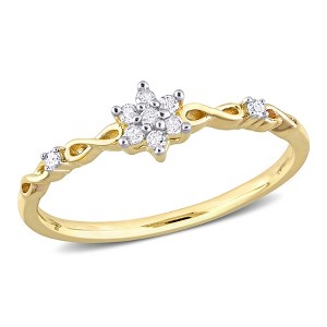 EVERLY JEWELRY | Silver 1/10 CT TW Diamond Fashion Ring - 1 of 4