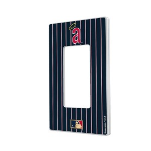 MLB Cooperstown West Teams Pinstripe Hidden-Screw Light Switch Plate for Single Rocker - 1 of 4