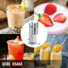 VEVOR Milkshake Maker Kit, Stainless Steel Electric Milkshake Maker, 180W Milkshake Machine, Double Head Classic Milkshake Maker, Silver - 4 of 4