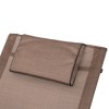 Outdoor Curved Rocker Chaise Lounge Chair with Pillow - Crestlive Products
 - 3 of 4