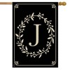 Briarwood Lane Classic Monogram Letter J House Flag Double-Sided 28" x 40" - 2 of 4