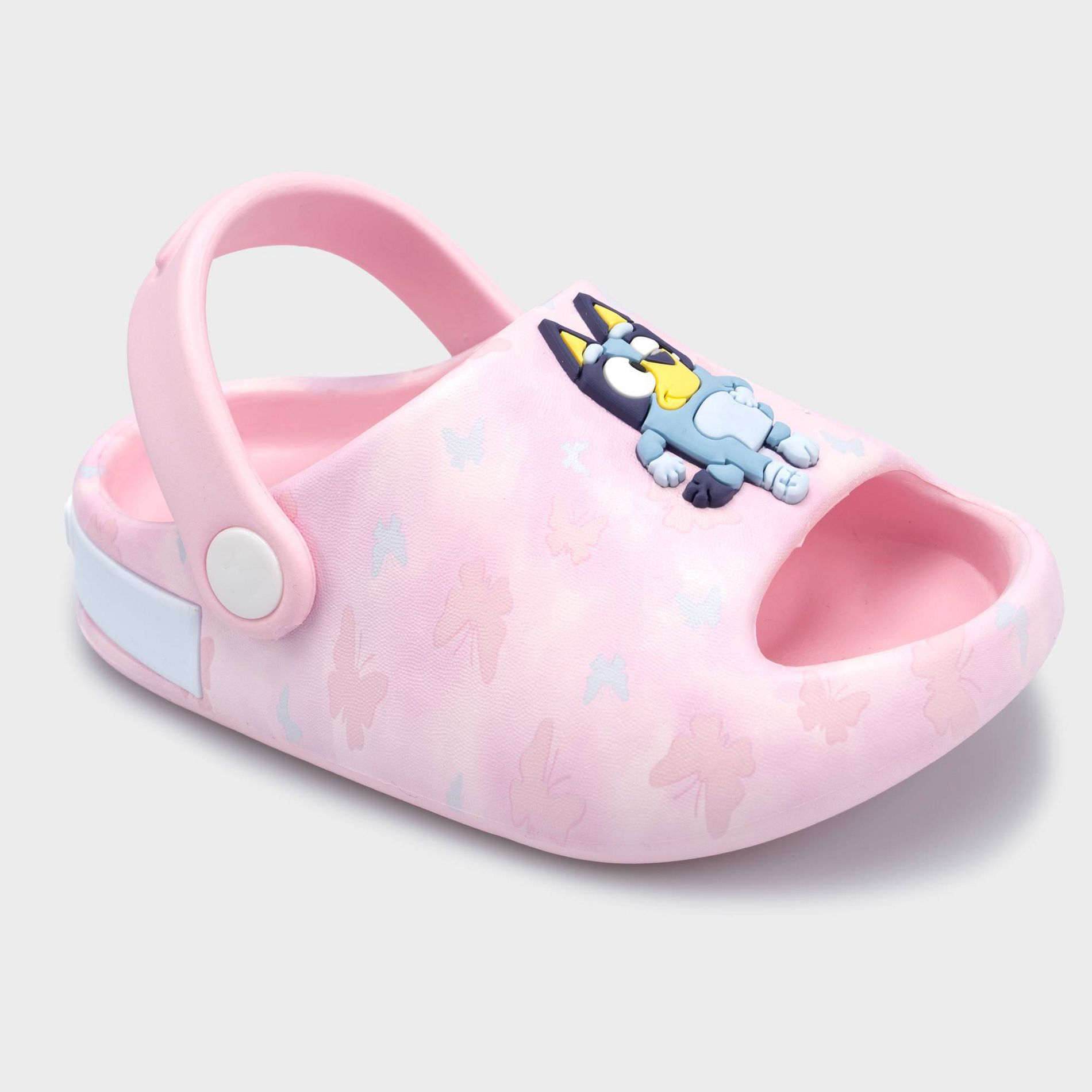Toddler Girls' Bluey EVA Sandals - Pink 10T