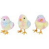 Northlight Plush Tie Dye Easter Chick Figurines - 4.25" - Set of 3 - 3 of 4
